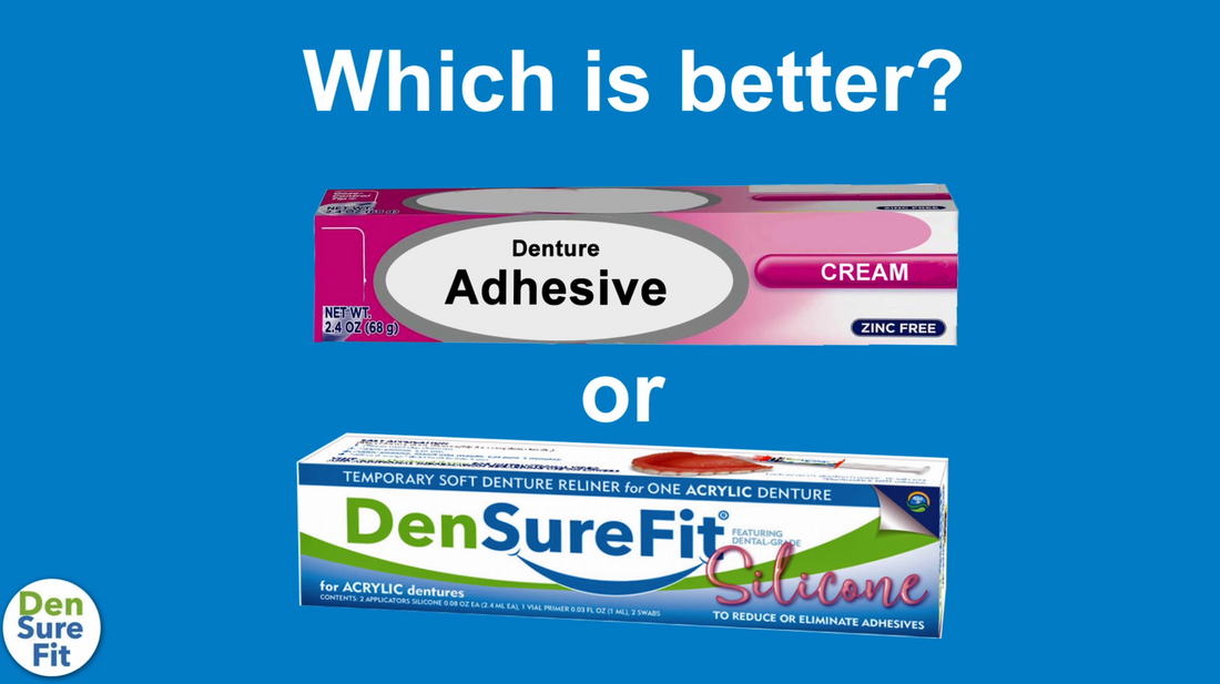 Compare Denture Adhesives to DenSureFit