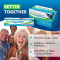 DenSureClean: Denture Cleaner, Brightener, Deodorizer & Disinfectant