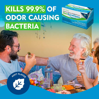 DenSureClean: Denture Cleaner, Brightener, Deodorizer & Disinfectant