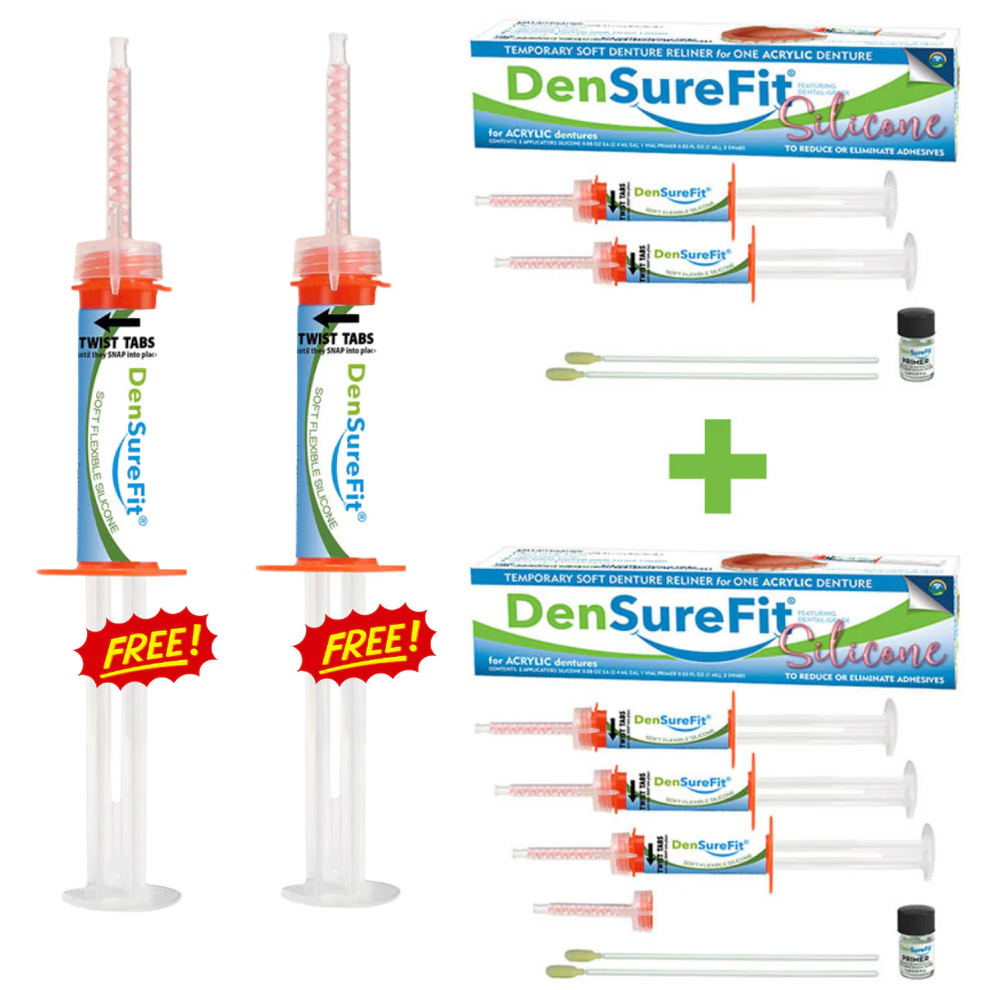 Lower+Upper Denture Reline Kit