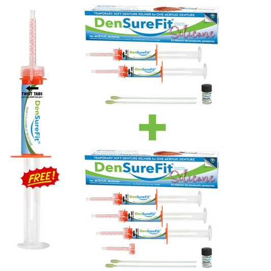 Lower+Upper Denture Reline Kit