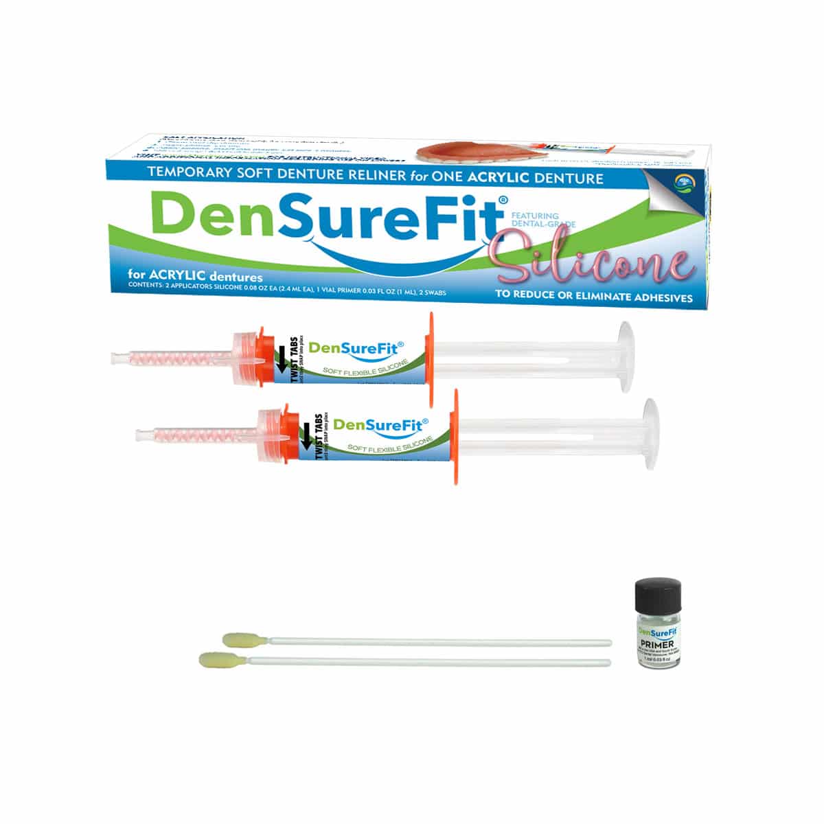 DenSureFit: A Soft Flexible Silicone Denture Reline Kit