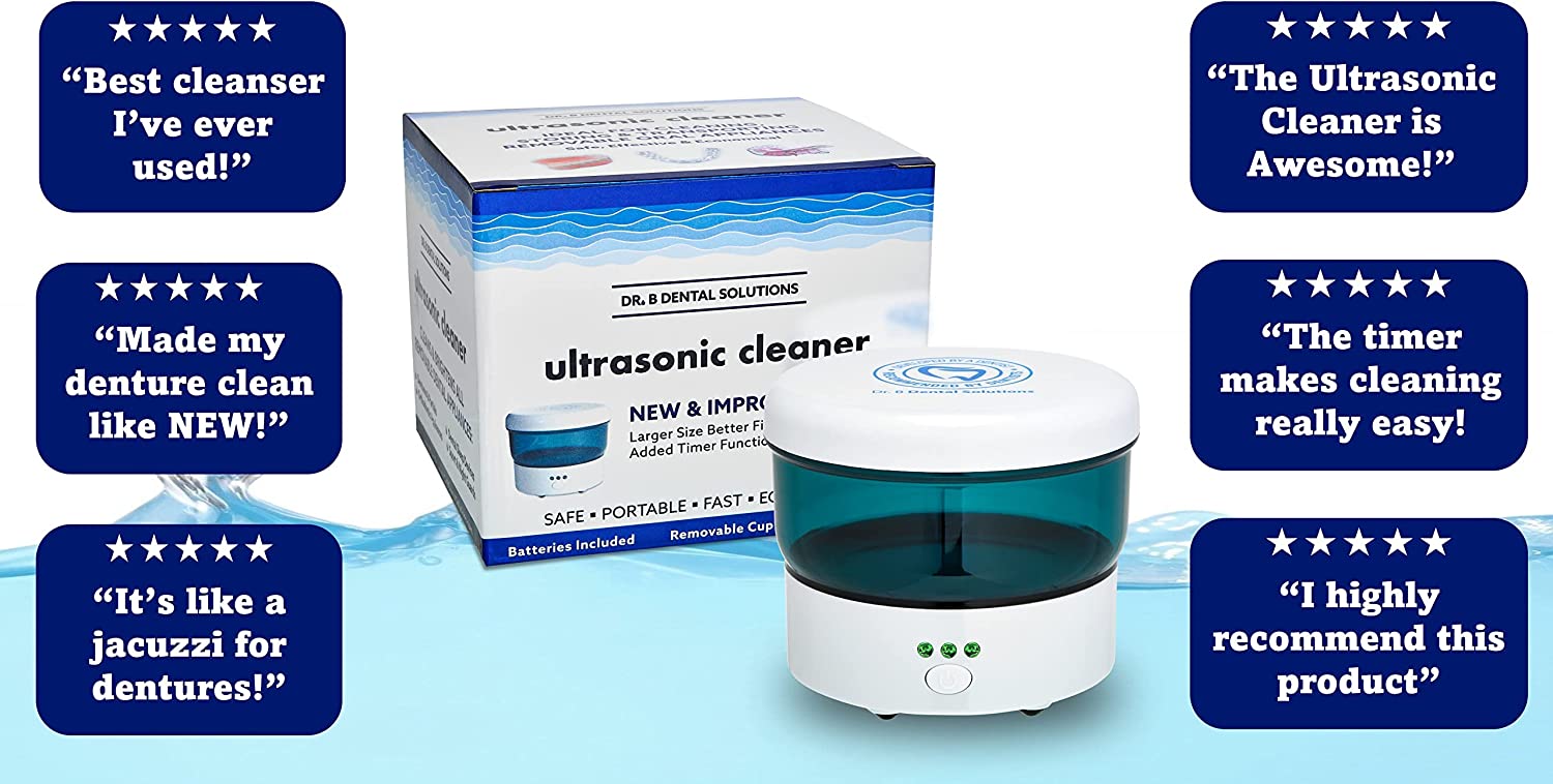 Ultrasonic Denture Cleaner - DenSureFit