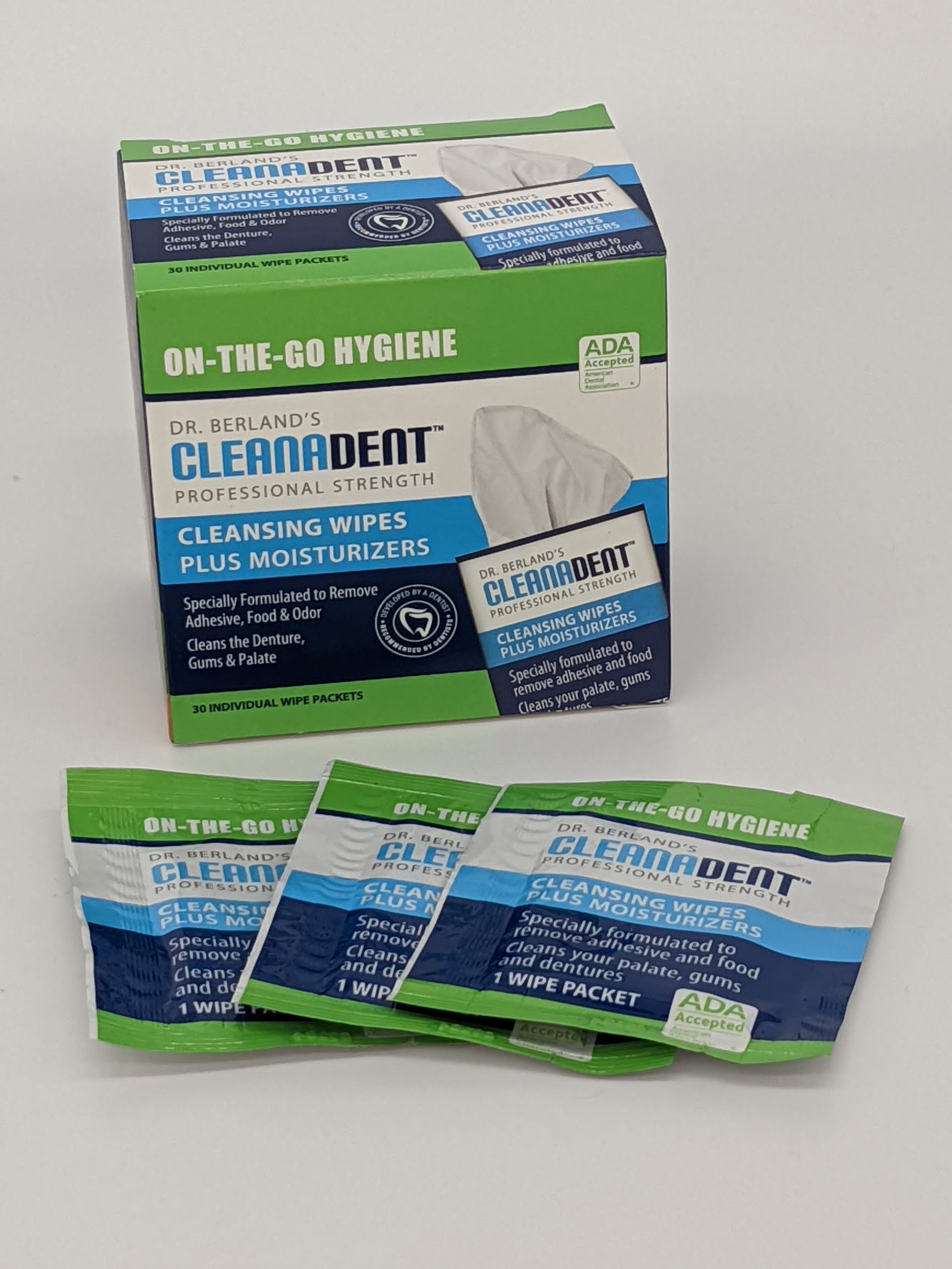 Cleanadent Denture & Gum Wipes – Box